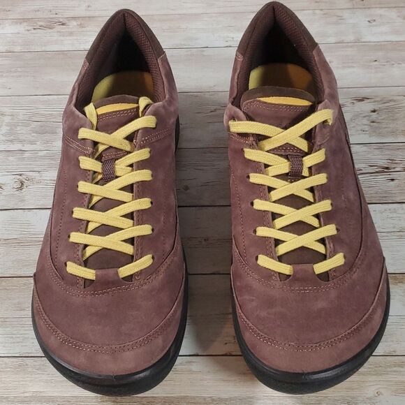 Men’s Ecco Biom Natural Motion Casual Brown Suede Leather Shoes Size Eu 40 US 7½ - Picture 9 of 10
